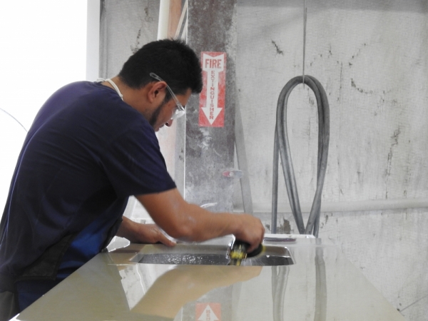 Countertop Edge Polishing